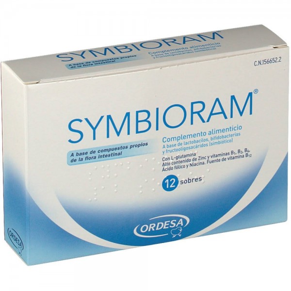 Symbioram Complemento Alimenticio Simbiótico 12 Sobres de 2,5g