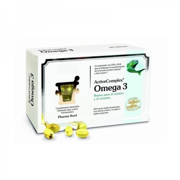 PHARMA NORD ACTIVECOMPLEX OMEGA-3 EPA/DHA 180 CßPSULAS