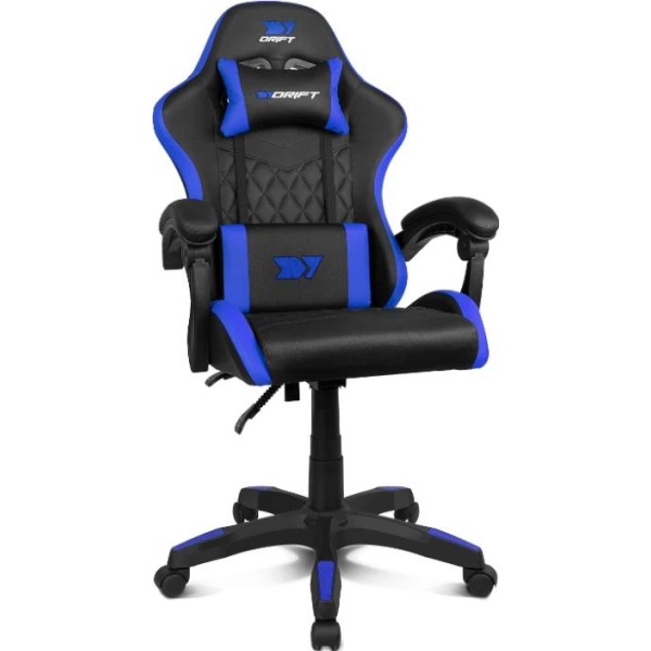Drift silla gaming dr35 negra-azul eléctrico
