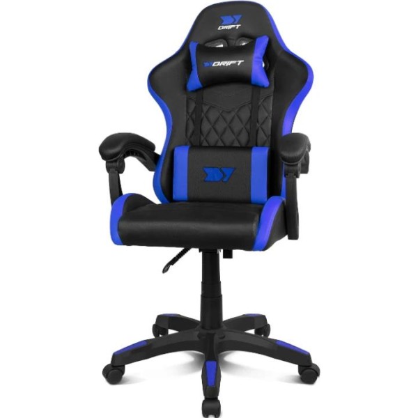 Drift silla gaming dr35 negra-azul eléctrico